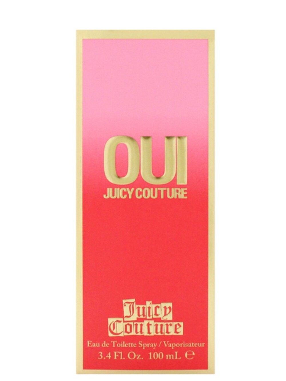 OUI Juicy Couture 3.4 oz edt Perfume Women
